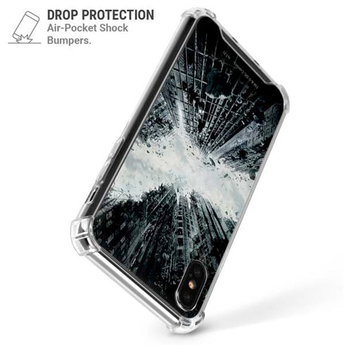 DC Comics Batman Dark Knight Rises Poster iPhone X/XS Clear Case