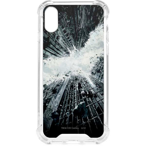 DC Comics Batman Dark Knight Rises Poster iPhone XS Clear Case