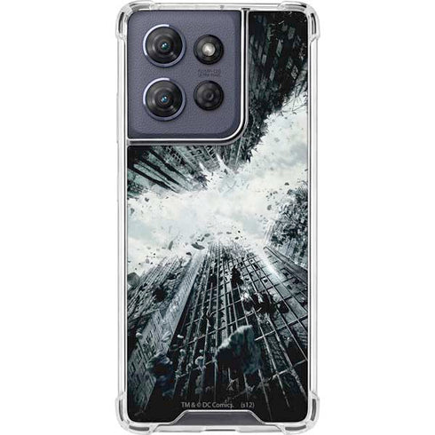 DC Comics Batman Dark Knight Rises Poster Moto G 5G (2025) Clear Case