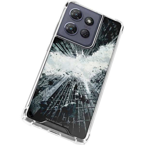 DC Comics Batman Dark Knight Rises Poster Moto G 5G (2025) Clear Case
