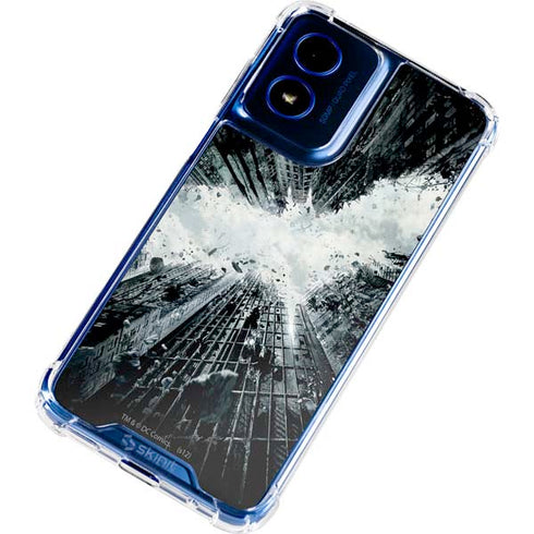 DC Comics Batman Dark Knight Rises Poster Moto G Play 4G (2024) Clear Case