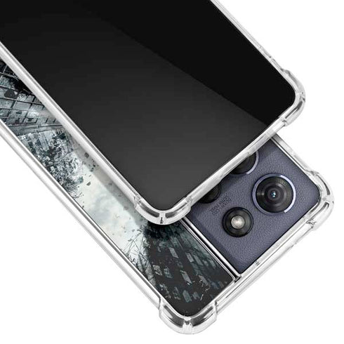 DC Comics Batman Dark Knight Rises Poster Moto G Play 5G (2025) Clear Case