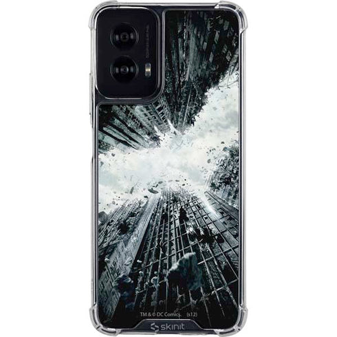 DC Comics Batman Dark Knight Rises Poster Moto G Power 5G (2024) Clear Case