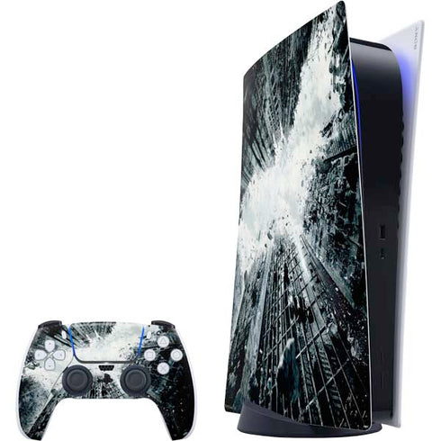 DC Comics Batman Dark Knight Rises Poster PlayStation PS5 Skins