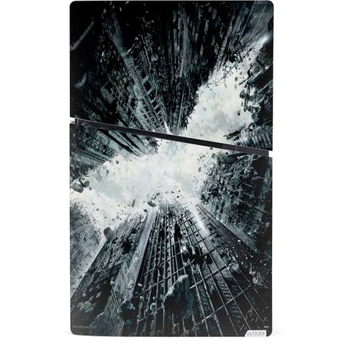 DC Comics Batman Dark Knight Rises Poster PS5 Slim Digital Edition Console Skin