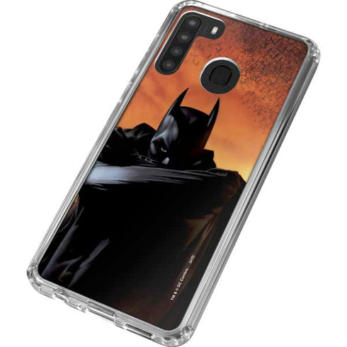 DC Comics Batman Begins Art Galaxy A21 Clear Case