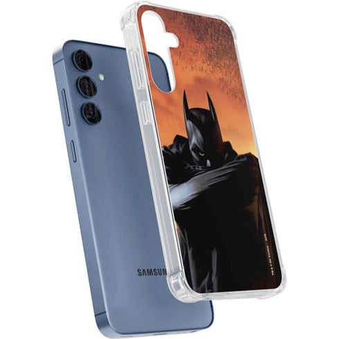 DC Comics Batman Begins Art Galaxy A55 5G Clear Case