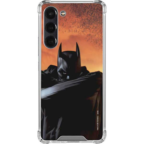 DC Comics Batman Begins Art Galaxy S24 FE Clear Case