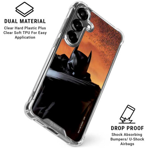 DC Comics Batman Begins Art Galaxy S26 Clear Case