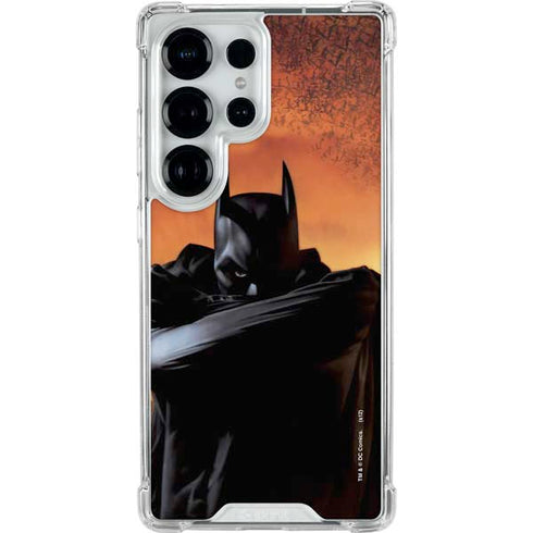 DC Comics Batman Begins Art Galaxy S26 Ultra Clear Case