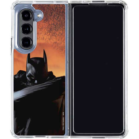 DC Comics Batman Begins Art Galaxy Z Fold5 5G Clear Case