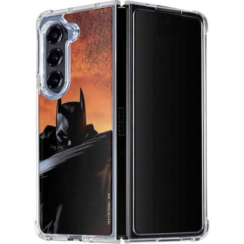 DC Comics Batman Begins Art Galaxy Z Fold5 5G Clear Case