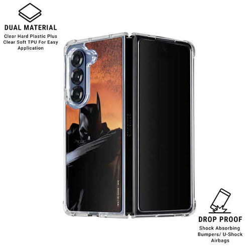 DC Comics Batman Begins Art Galaxy Z Fold6 Clear Case