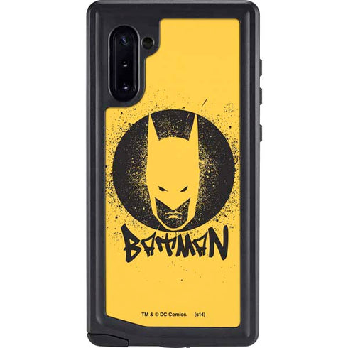 DC Comics Batman Graffiti Art Galaxy Note 10 Waterproof Case