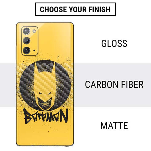 DC Comics Batman Graffiti Art Galaxy Note20 5G Skin