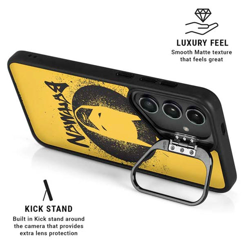 DC Comics Batman Graffiti Art Galaxy S24 Plus Kickstand Case