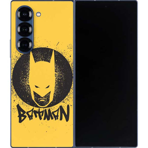DC Comics Batman Graffiti Art Galaxy Z Fold6 Skin