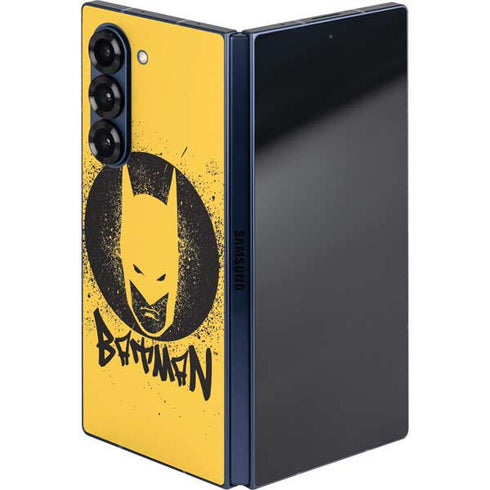 DC Comics Batman Graffiti Art Galaxy Z Fold6 Skin