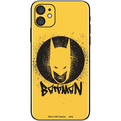 DC Comics Batman Graffiti Art iPhone 11 Skin