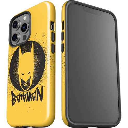 DC Comics Batman Graffiti Art iPhone 15 Pro Impact Case