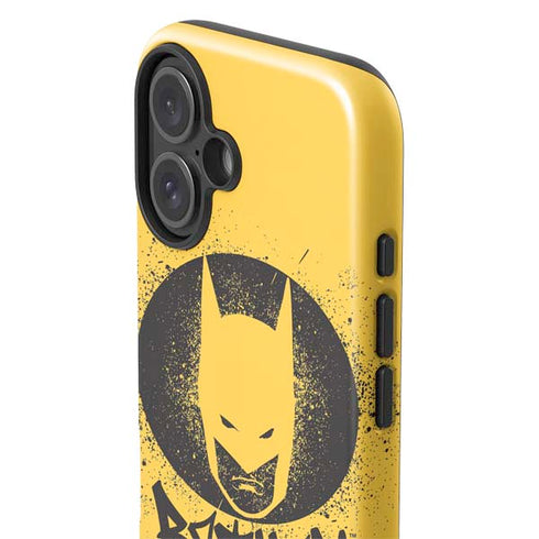 DC Comics Batman Graffiti Art iPhone 16 Impact Case