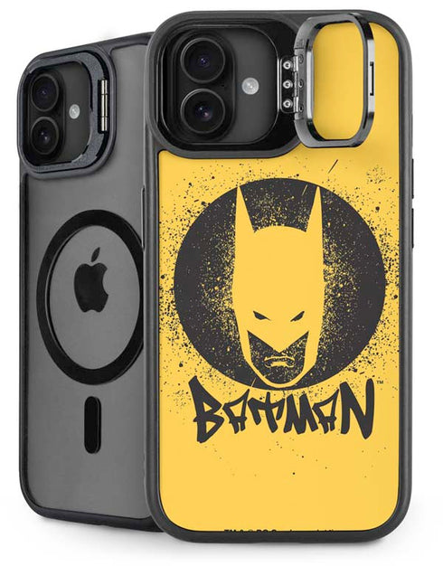 DC Comics Batman Graffiti Art iPhone 16 Kickstand Case