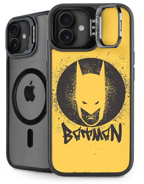 DC Comics Batman Graffiti Art iPhone 16 Plus Kickstand Case