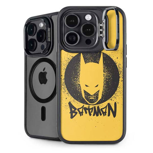 DC Comics Batman Graffiti Art iPhone 16 Pro Max Kickstand Case