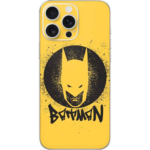 DC Comics Batman Graffiti Art iPhone 16 Pro Max Skin