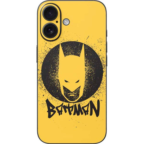 DC Comics Batman Graffiti Art iPhone 16 Skin
