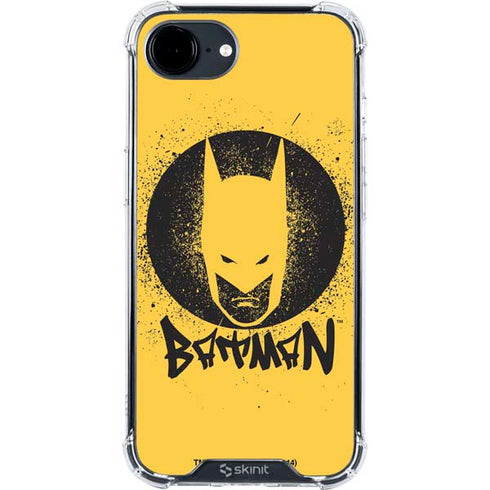 DC Comics Batman Graffiti Art iPhone 16e Clear Case