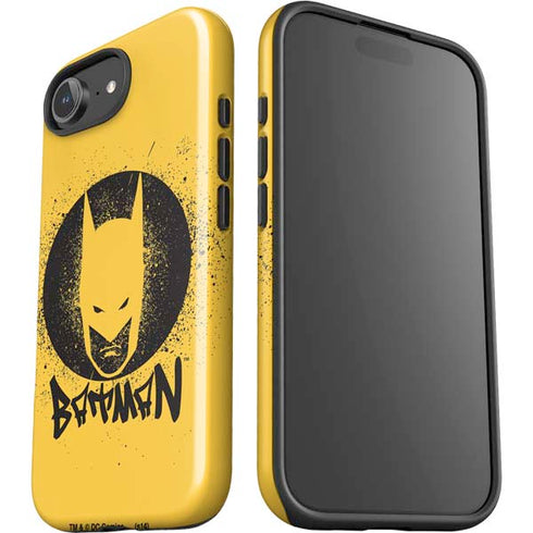 DC Comics Batman Graffiti Art iPhone 16e Impact Case