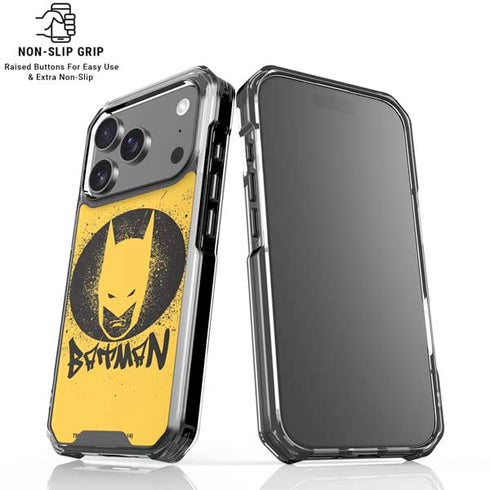 DC Comics Batman Graffiti Art iPhone 18 Pro Clear Case
