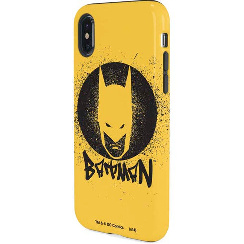DC Comics Batman Graffiti Art iPhone XS Pro Case