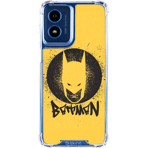 DC Comics Batman Graffiti Art Moto G 5G (2024) Clear Case