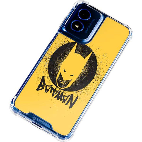 DC Comics Batman Graffiti Art Moto G 5G (2024) Clear Case