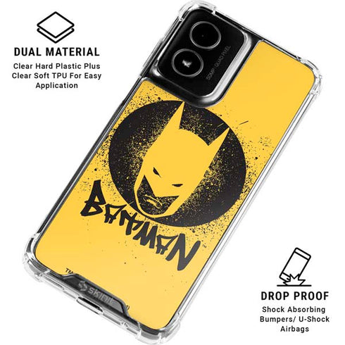 DC Comics Batman Graffiti Art Moto G Power 5G (2024) Clear Case