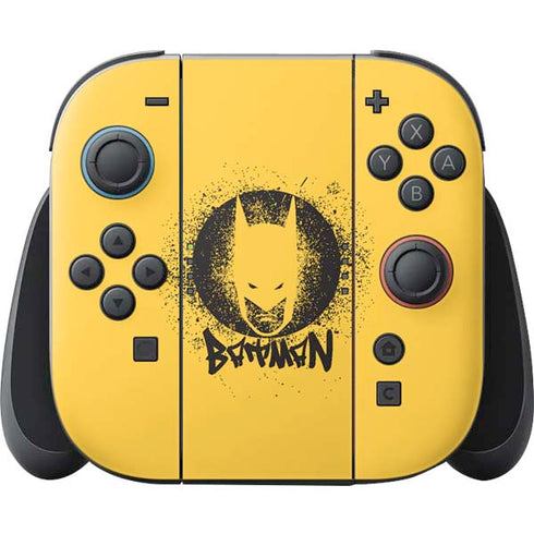 DC Comics Batman Graffiti Art Nintendo Switch 2 (2025) Joy-Con Controller Skin