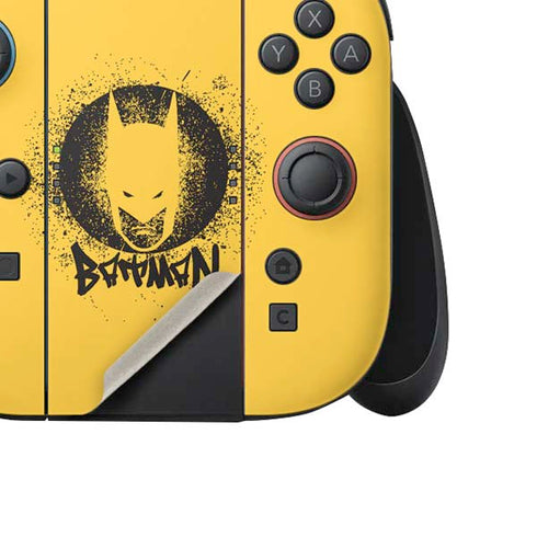 DC Comics Batman Graffiti Art Nintendo Switch 2 (2025) Joy-Con Controller Skin