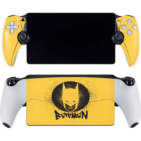 DC Comics Batman Graffiti Art PlayStation Portal Remote Player Skin