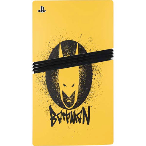DC Comics Batman Graffiti Art PS5 Pro Console Skin