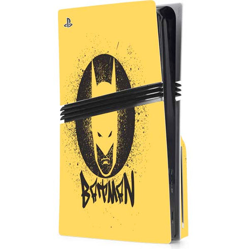 DC Comics Batman Graffiti Art PS5 Pro Disk Console Skin