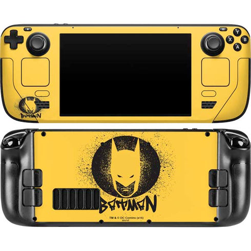 DC Comics Batman Graffiti Art Steam Deck Handheld Gaming Computer OLED Skin