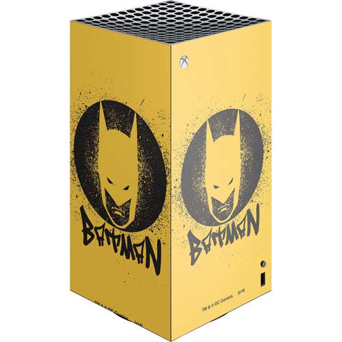 DC Comics Batman Graffiti Art XBox Series X Digital Edition Console Skin