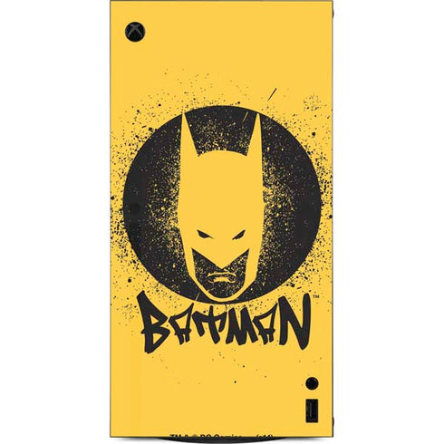 DC Comics Batman Graffiti Art XBox Series X Digital Edition Console Skin