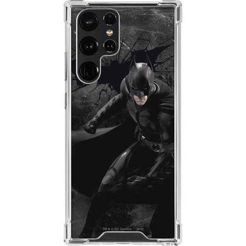 DC Comics Batman in Black Galaxy S23 Ultra Clear Case