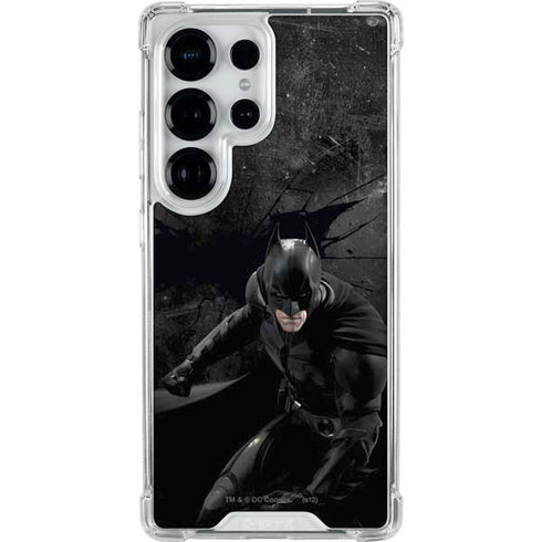 DC Comics Batman in Black Galaxy S25 Ultra Clear Case