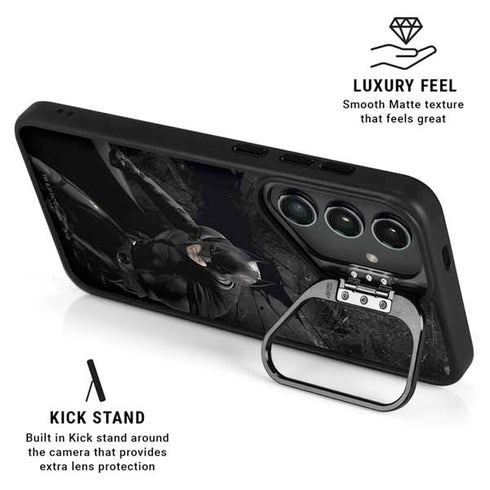 DC Comics Batman in Black Galaxy S26 Kickstand Case