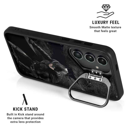 DC Comics Batman in Black Galaxy S26 Plus Kickstand Case