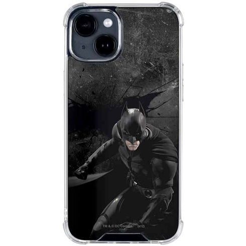 DC Comics Batman in Black iPhone 15 Clear Case